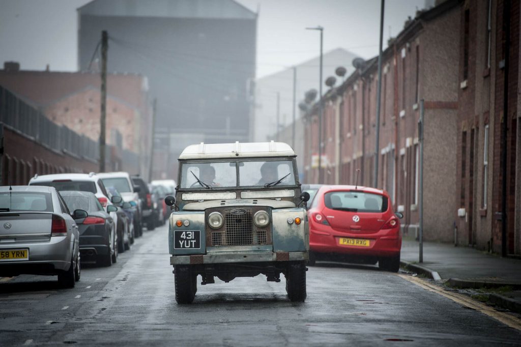 Land Rover scene, The Strike
