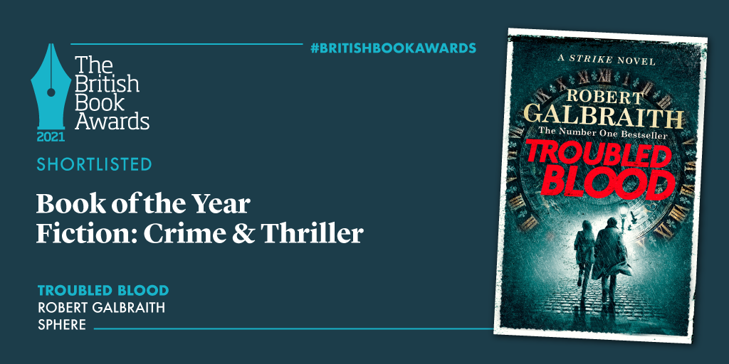 The British Book Awards - Troubled Blood