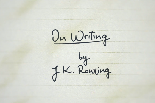 On writing by J.K. Rowling